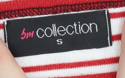 Bonmarché Women's Red Striped Long Sleeve T-Shirt