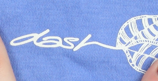 Dash Women's Blue Floral T-Shirt Size 10
