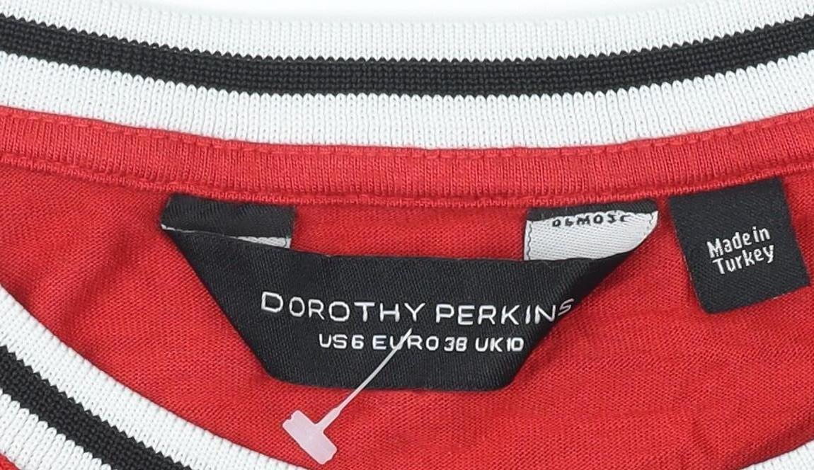 Dorothy Perkins Women Red Lace Sleeveless Top
