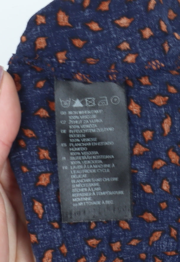 H&M Women Blue Kimono Blouse Size 10