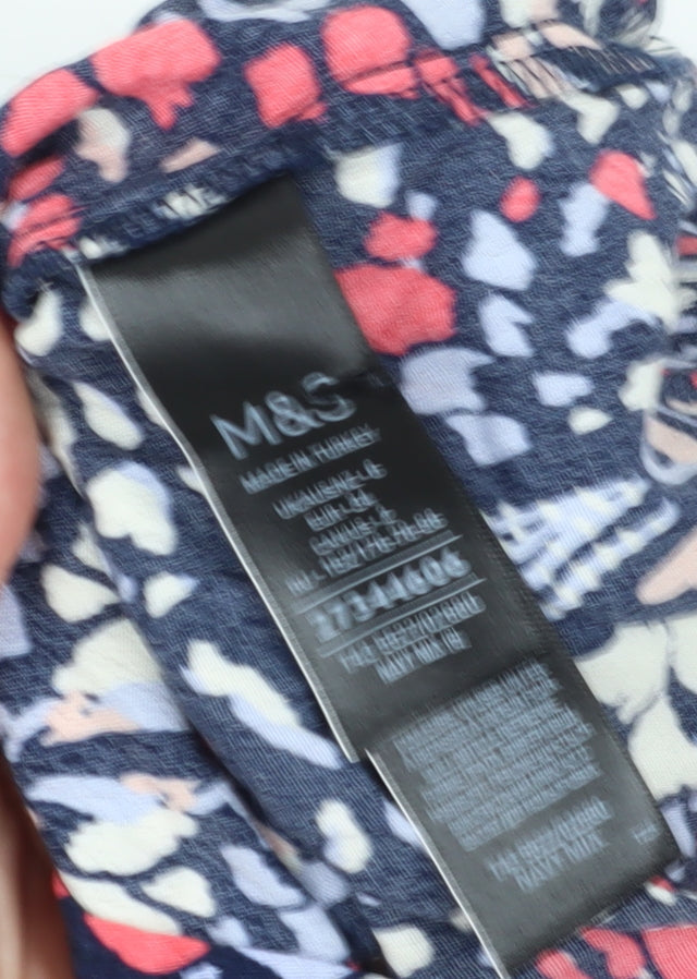 Marks & Spencer Women's Multicoloured Shift Dress Size 6