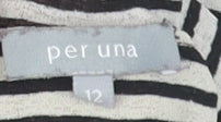 Per Una Women’s Black Striped Cardigan Size 12