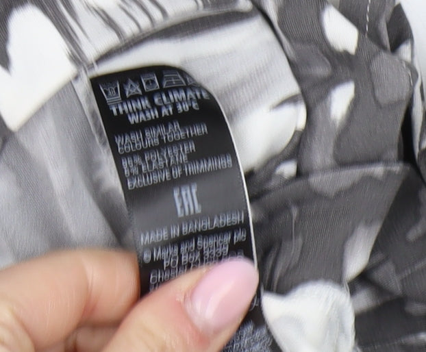 Marks & Spencer Women's Grey Animal Print Sheath Dress