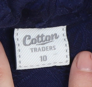 Cotton Traders Women's Blue Cardigan Size 10