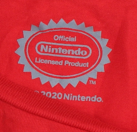 Earth Positive Nintendo Mario Red T-Shirt Unisex S