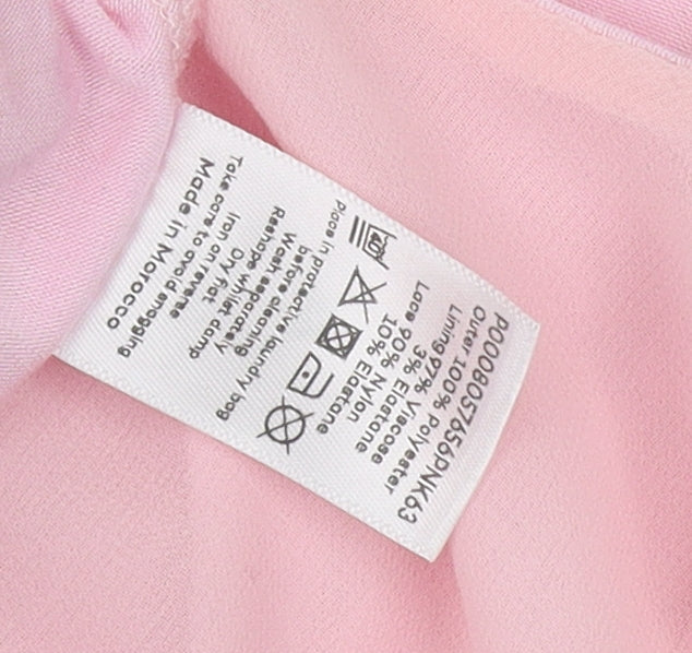 David Emanuel Women's Pink Kimono Blouse - Size 12