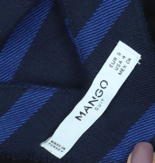 Mango Women's Blue Striped Shift Dress Size 8