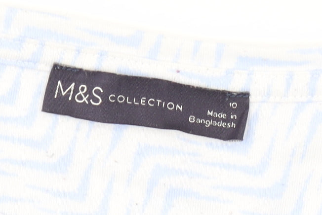 Marks & Spencer Women's Blue Regular Fit T-Shirt