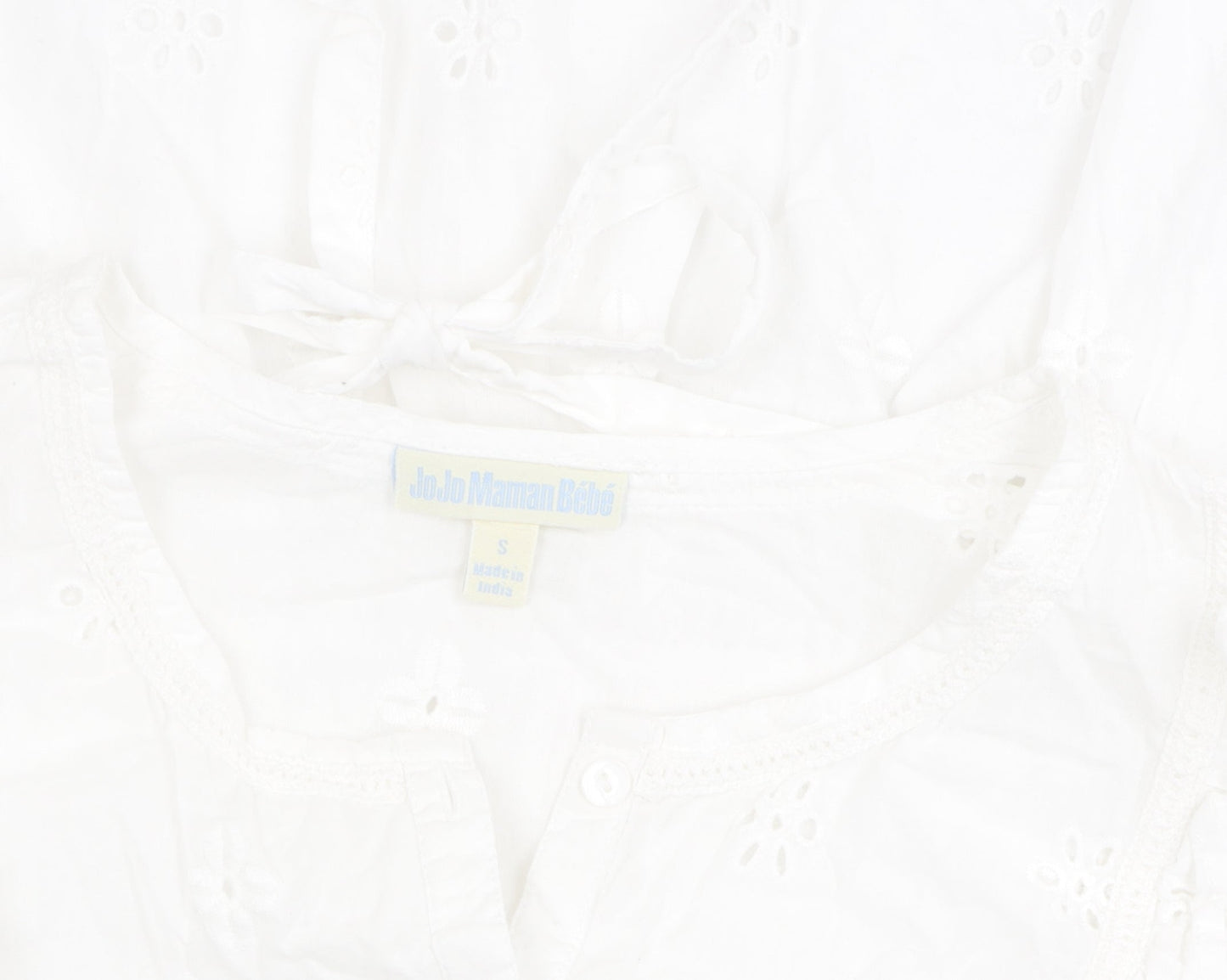 JoJo Maman Bébé Women’s White Tunic Blouse S