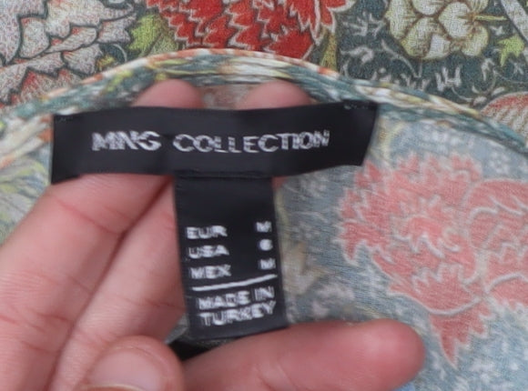 MNG Collection Women's Floral Blouse, Size 12, Multicoloured