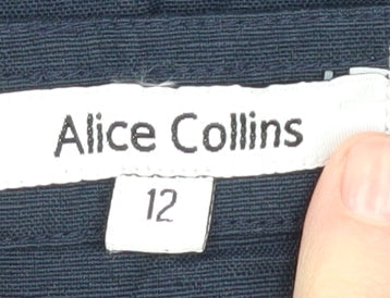 Alice Collins Women's Blue Suit Jacket Size 12