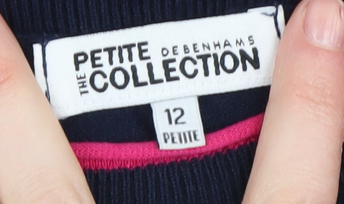 Debenhams Women's Blue Striped Petite Jumper