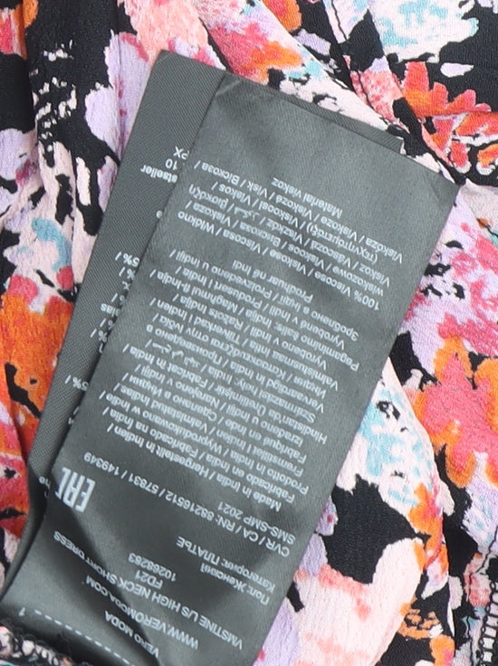 Vero Moda Women's Multicolour Floral A-Line Dress S
