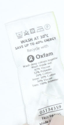Marks & Spencer Women's Grey Size 16 Basic T-Shirt