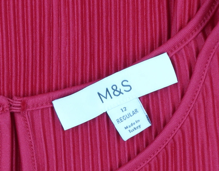 Marks & Spencer Women's Red Blouse