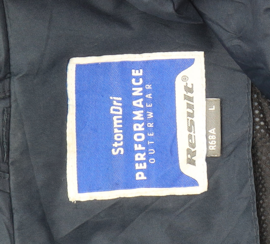 Result Men's Blue Parka Jacket L Waterproof