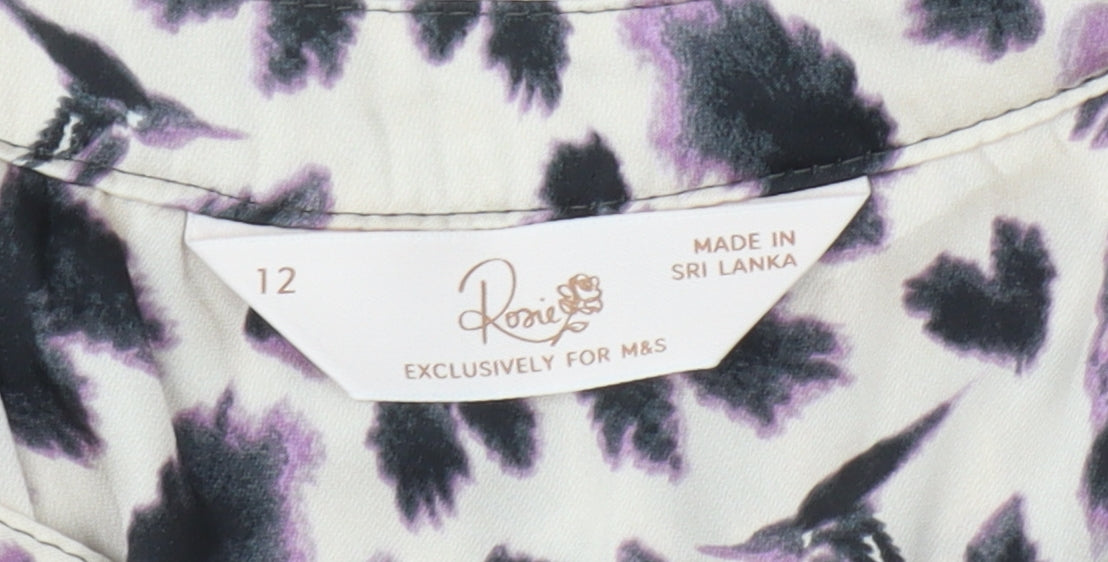 Marks & Spencer Women's Multicoloured Blouse Size 12