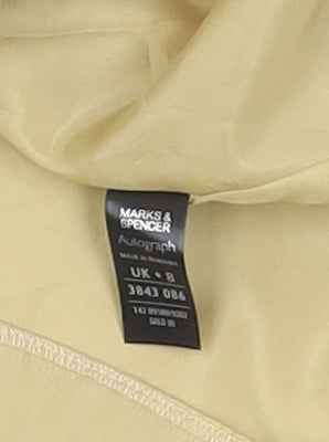 Marks & Spencer Gold Strapless Midi Dress