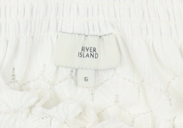 River Island Women's White Off Shoulder Blouse