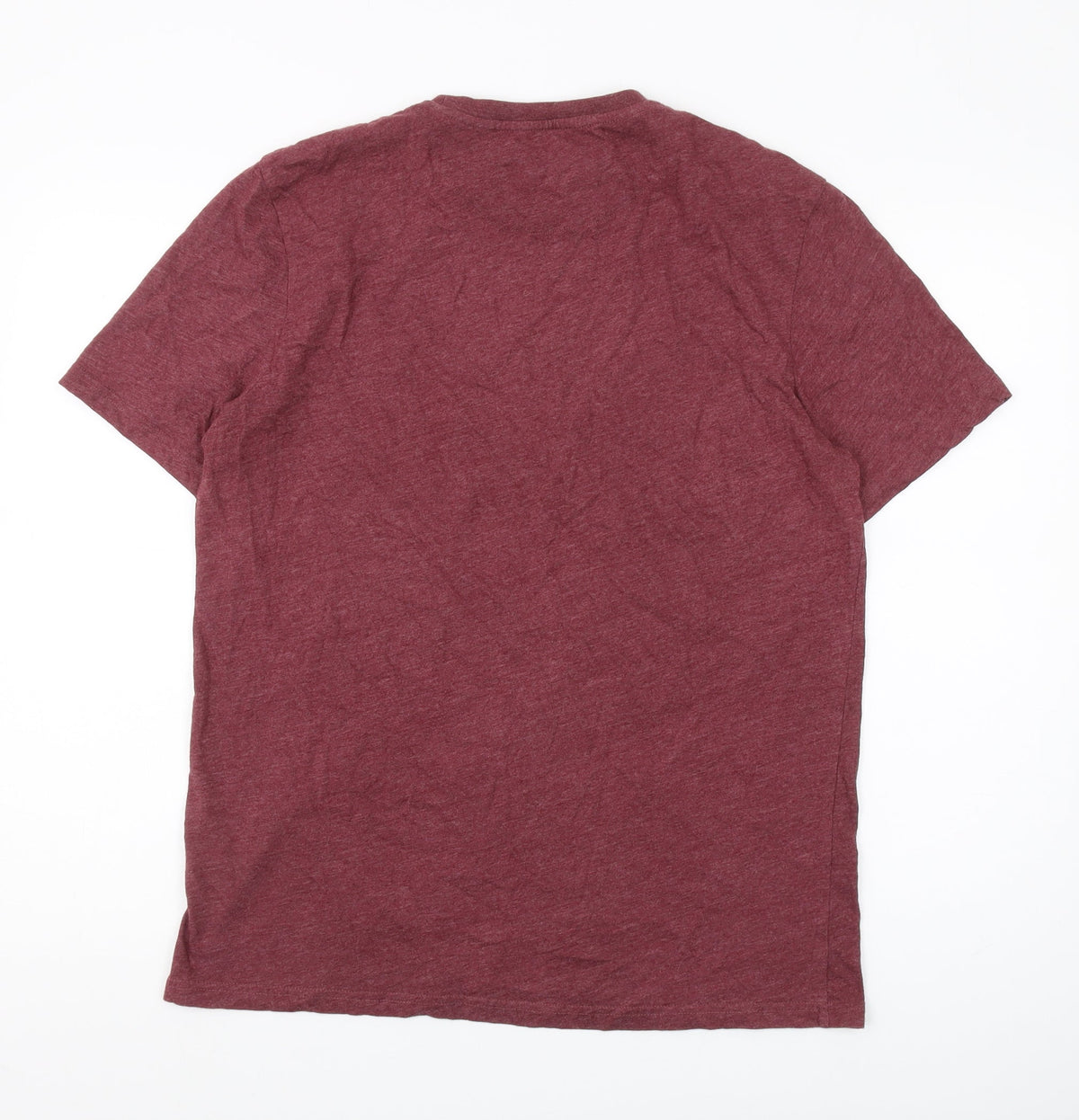 Lyle & Scott Red Men's Large T-Shirt, Short Sleeve