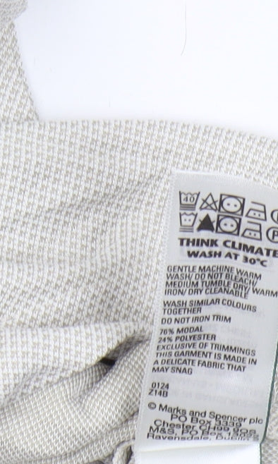 Marks & Spencer Beige Men's M Polo Short Sleeve
