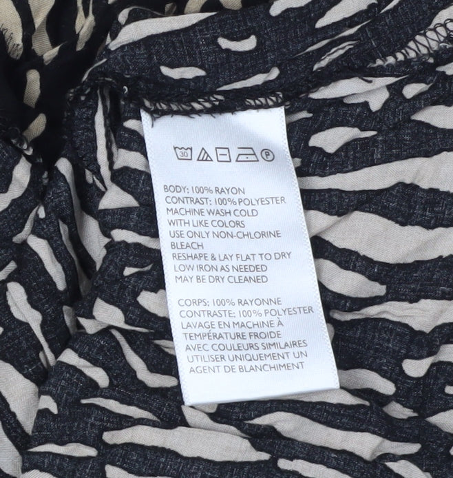 Silence + Noise Women's M Animal Print Dress