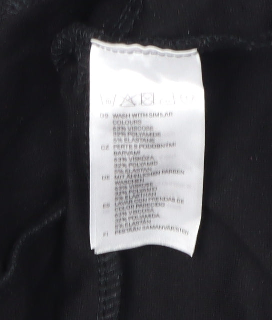 H&M Women's Black Bodycon Mini Dress - Size 12