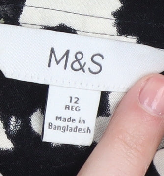 Marks & Spencer Women's Size 12 Animal Print Shirt Dress