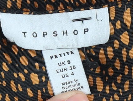 Topshop Women’s Multicoloured Blouse Size 8