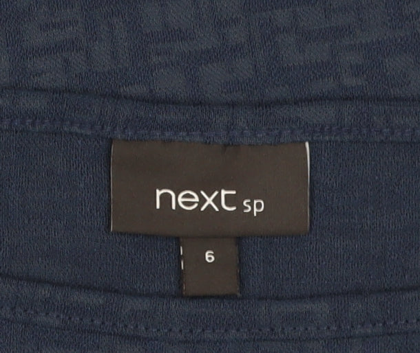 Next Women's Blue Basic T-Shirt, Size 6, Casual Wear