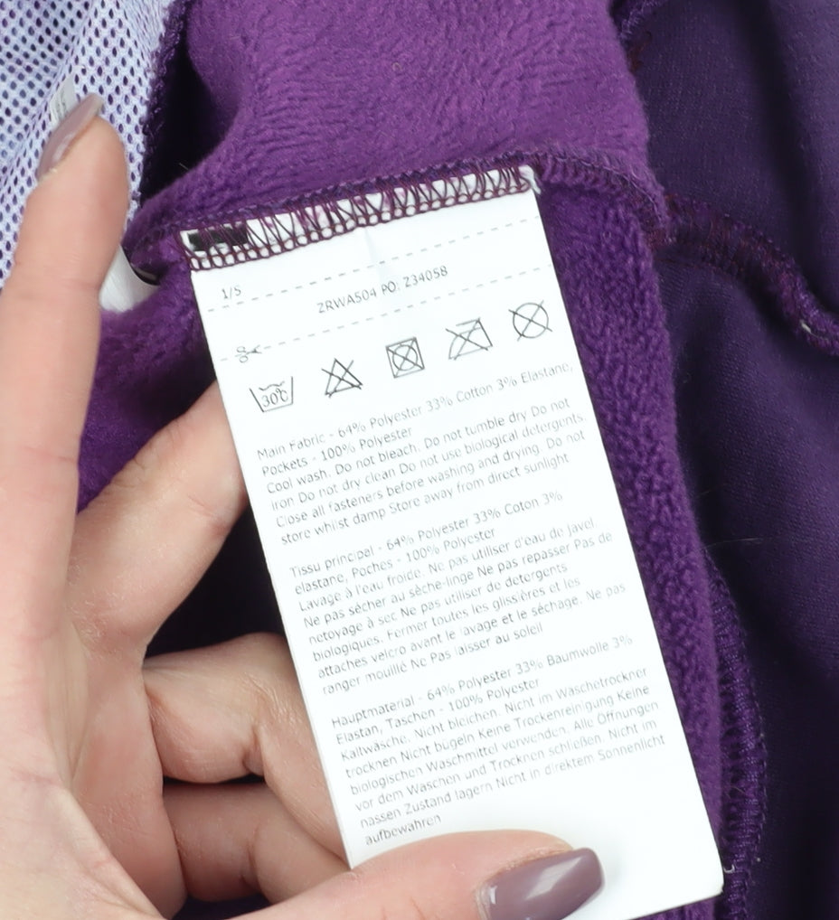 Regatta Women's Purple Jacket Size 10 Hooded Casual