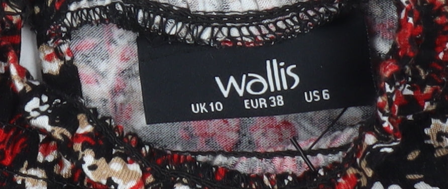Wallis Women's Multicoloured Floral Blouse Size 10