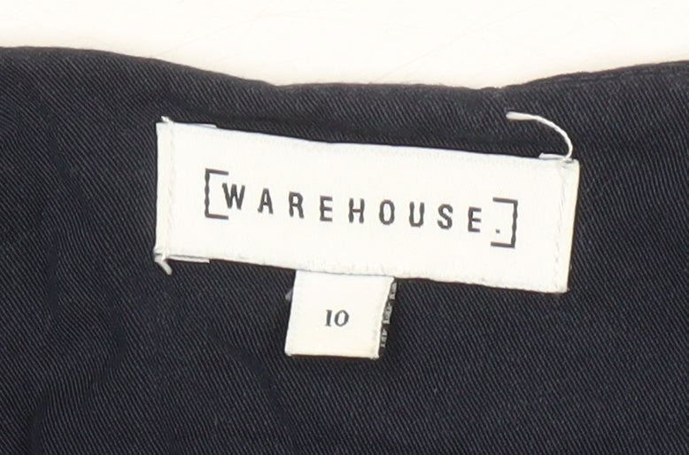 Warehouse Blue Shift Dress, Women, Size 10, Casual, Half Sleeve