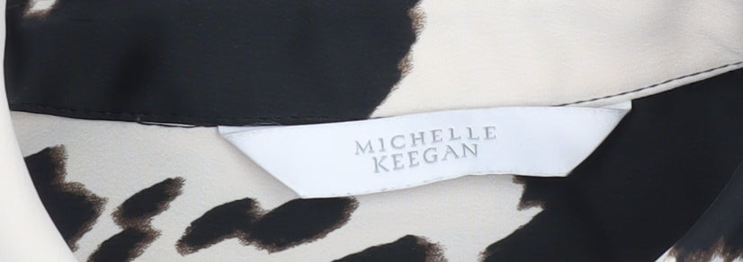 Michelle Keegan Women's Animal Print Button-Up Shirt