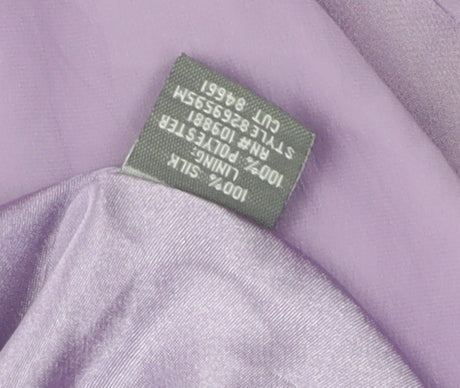 Donna Ricco Women's Purple Sleeveless Dress