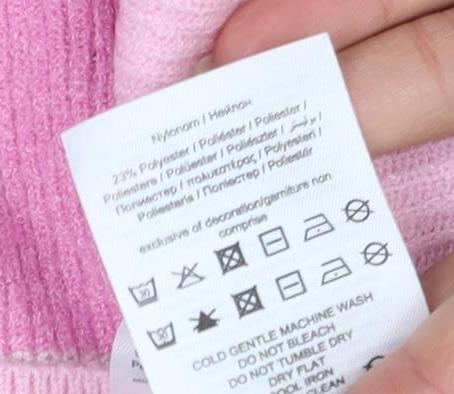 ONLY Women's Pink Striped Knit Pullover Jumper, Size M