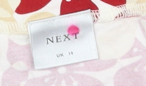Next Women's Floral Top 14 Multicoloured 3/4 Sleeve