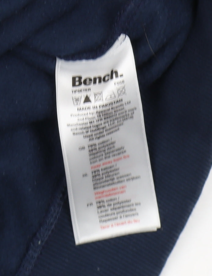 Bench Boys Blue Pullover Sweatshirt, Logo, 11-12 Years