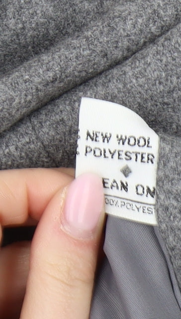 Eastex Women's Grey Wool Blazer Size 12 – Vintage Style