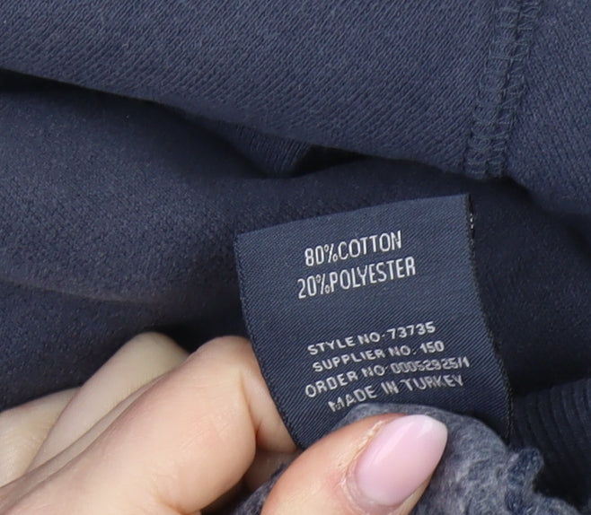 SoulCal & Co Men's Blue Hoodie S Pullover Logo