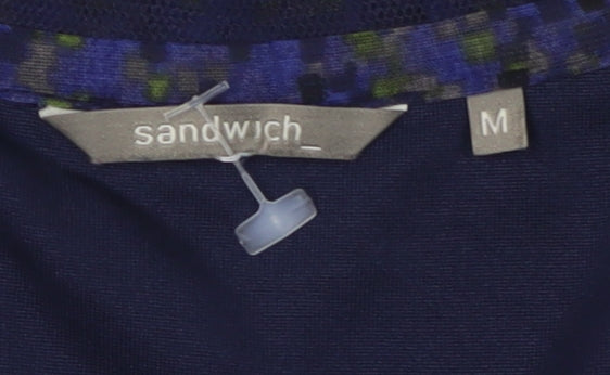 Sandwich Women's Blue Floral Shift Dress M