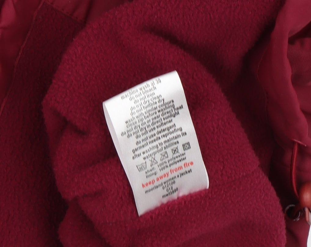 Mountain Essentials Women's Red Jacket, Size 10, Lightweight Casual