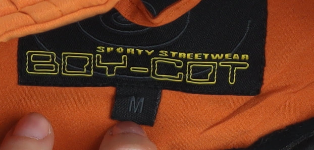 Boy-Cot Men's Orange Windbreaker Jacket M