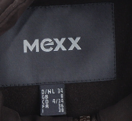 Mexx Women's Brown Puffer Waistcoat, Size 8, Casual
