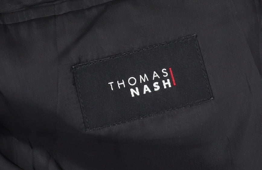 Thomas Nash Men's Black Short Blazer, Size 40S