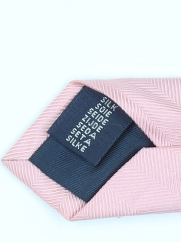 Daniel Hechter Men's Pink Silk Tie - New With Tags