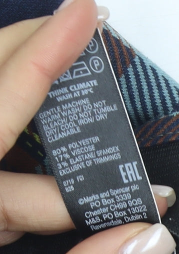 Marks & Spencer Women's Plaid Pencil Skirt 8