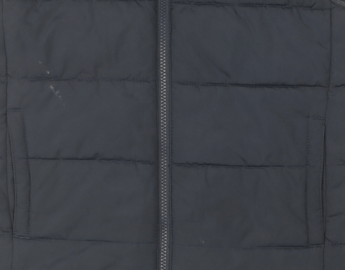 Gap Boys Blue Puffer Jacket 8-9 Years Sleeveless Winter Warm
