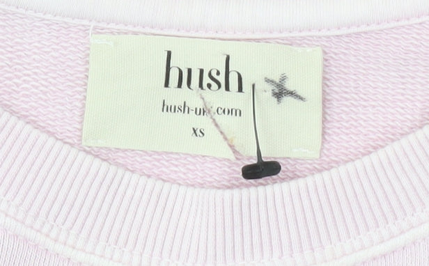 Hush Women's Pink XS Pullover Sweatshirt