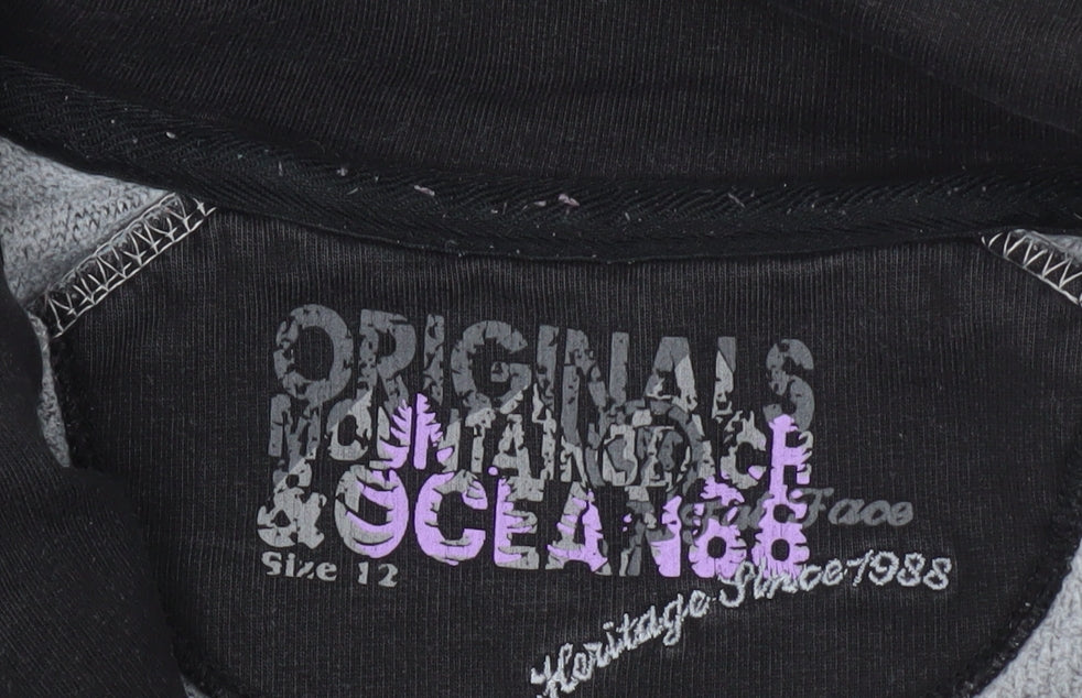 Montana & Ocean Women's Black Size 12 Pullover Sweatshirt